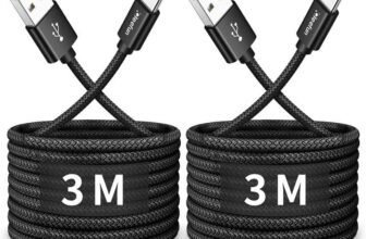 CLEEFUN USB C Charger Cable (3M, 2Pack), Black Long USB A to Type C Fast Charging Braided Lead sold by Cleefun EU FBA