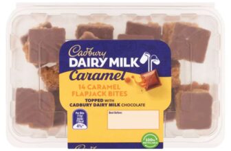 Cadbury Dairy Milk 14 Caramel Flapjacks/ Brownies/ Mini Cookies/ Cornflake Clusters (135g)