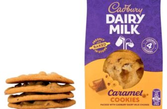 Cadbury Dairy Milk 4 Cookies Chocolate / Caramel / Shortie Squares