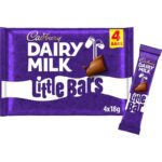 Cadbury Dairy Milk Chocolate Little Bars 4 x 18 g (S&S 95p / 85p)