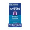 Caffè Borbone Crema Classica – 90 Coffee Capsules – Full-Bodied & Balanced – Compatible with Nespresso Coffee Machines