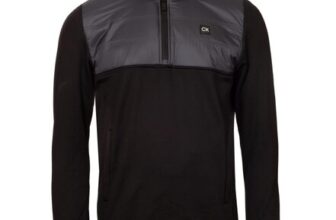 Calvin Klein Golf Mens Half Zip Performance Jacket