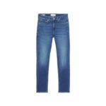 Calvin Klein Mens Mid-Rise Slim Taper Jeans, Blue Denim, 32W/32L