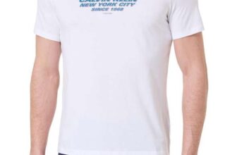 Calvin Klein Mens Short Sleeve 30s Graphic Tees – Size Small