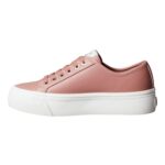 Calvin Klein Womens Pink Low-Top Lace-up Trainers, Size 7