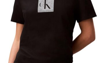 Calvin Klein Womens Ss Classic Fit Monogram Tee Lv047f819g Graphic Tees