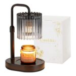 Candeldo Black Candle Warmer Lamp with Timer
