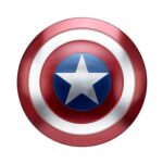 Captain America Metal Shield Prop for Cosplay and Decor