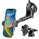 Car Phone Holder with Suction Cup Base Adjustable/Rotatable Dashboard Windshield Mount – Discount at checkout by Haul Global