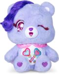 Care Bears Basic Fun 35cm Kindness Keepers Plush Share Bear Eco-Friendly Soft Toy with Cute Expression & Belly Badge Adorably Collectible Plush for Kids & Fans
