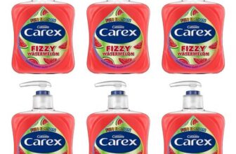 Carex Fun Edition Fizzy Watermelon Antibacterial Hand Wash 6x250ml