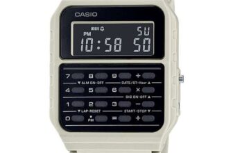Casio Mens Vintage CA53W-1 Calculator Watch