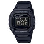 Casio w-218h Black Negative Display – Sold by Rubicon Watch Company Limited / FBA