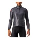 Castelli Aria Shell Jacket Mens Dark Gray Size S