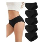 Cevapro No-VPL Seamless Womens Low-Rise Knickers 5 Pack