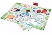 Chad Valley Jigsaw Track And Vehicle City Themed Puzzle Set – Includes 5 Toy Vehicles W/code – Free Click & Collect