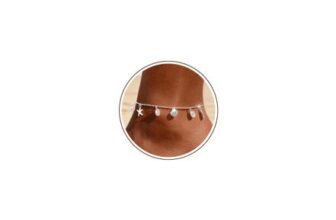 Chihayafuji 925 Silver Adjustable Anklet with Seashell Pearl Starfish