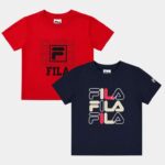 Childrens 2PK FILA T-Shirts – various colours and sizes