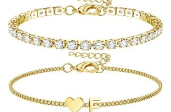 Chriscoco Gold Initial Letter Bracelets Stainless Steel