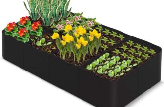 Chuboir Large Fabric Raised Gardening Grow Bag with 8 Divided Grids (180 x 90 x 30CM) Sold By Chushuo20 FBA