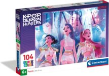 Clementoni KPOP Demon Hunters Puzzle 104 Pieces for Kids Age 6, Made in Italy, Screen Free Play That Builds Focus, Problem Solving and Patience, Fun Gift for Creative Learning