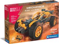Clementoni- Science Museum Mechanics: Buggy & Quad Building Set – Educational STEM Toys for Kids (8 years)