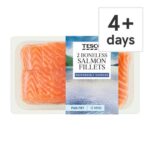 Clubcard Price: Tesco 2 Boneless Salmon Fillets 260G