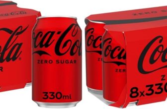 Coca-Cola Zero Sugar 8 x 330 ml (Pack of 2)