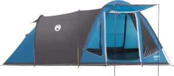 Coleman Waterfall 5 Family Tent 5 Man Dome-Tunnel Hybrid Tent with Separate Living And Sleeping Area