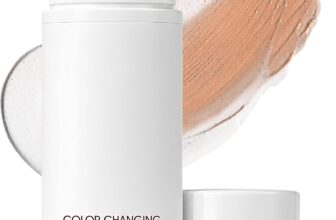 Colour Changing Foundation SPF15, Colour Chang Foundation for Mature Skin Skin Tone Adapting Moisturising Concealer, Natural Coverage, 12H Wear, Lightweight Non-Cakey Feel, 30ML