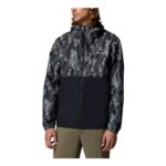 Columbia Mens Spire Valley Novelty Print Hooded Windbreaker Jacket