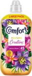 Comfort Perfume Creations Passion Bloom Fabric Conditioner with Motion-Activated Fragrance Technology 100 Days of Freshness 45 washes (1.35 L)