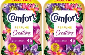 Comfort Perfume Creations Passion Bloom Fabric Conditioner with Motion-Activated Fragrance Technology 100 Days of Freshness 45 washes (1.35 L) (Pack of 2)