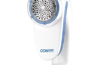 Conair Fabric Shaver, Battery-Operated, White/Blue