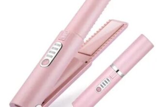 Cordless Hair Straightener and Curler 2-in-1 USB