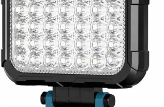 Cordless LED Work Light for Makita 18V Battery, 4800LM, Dual USB Porte 180 Adjustable Portable Flashlight Job Site Tool, Bright for Repairing/Outdoor Camping/Fishing/Emergency (No Battery)