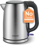 Cosori Kettle, Plastic-Free Water Contact, Brushed Stainless Steel, Sliver