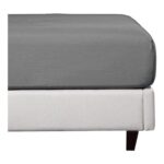 Cotton Rich Fitted Sheet, Super King, Elastic Pocket, Dark Grey
