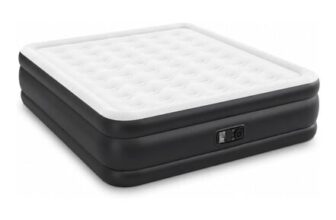 Cozy Corner Double Air Mattress with Built-in Electric Pump