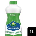 Cravendale Filtered Fresh Semi Skimmed Milk Fresher for Longer 1L / Whole Milk