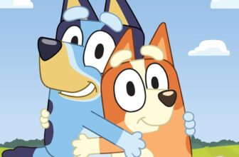 Crayola Bluey Coloring Book, Bluey Stickers Included, Gift for Girls & Boys, 96 Coloring Pages with Sticker Sheet