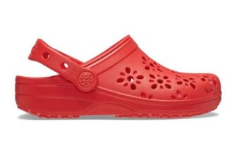 Crocs Unisex Kids Classic Floral Cut Out Clog TClog