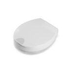 Croydex Raised Toilet Seat with Lid, White (Ramor)