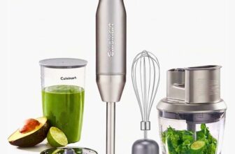 Cuisinart Hand Immersion Blender 5 speed 950ml chopper 700ml beaker