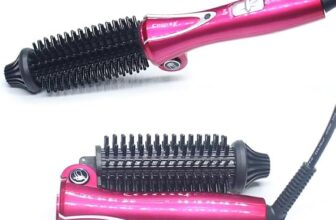 Curling Wands Brush, Professional Anti-Scald Hair Waver Instant Heat Up Multi Stylers Brush with Ceramic Glaze Hair Care for Long/Short Hair (UK Plug 220-240V)