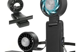 Curloni Portable Ice Cooling Turbo Handheld Fan, 8 M/s, 4-in-1