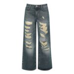 Cutout Trousers Jeans Blue-Grey by RED by EMP