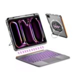 DANCESOUL iPad Pro 13 Keyboard Case, Detachable, Dark Gray