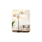DEAL STACK – Dimmable Arc Floor Lamp, 3 Lights, 80-in Tall