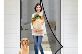 DEAL STACK – FrutPunch Magnetic Fly Screen Curtain 100210cm for Sliding/Front Doors